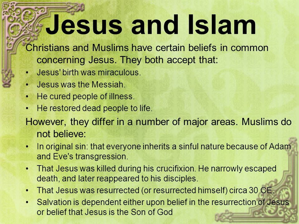 Jesus in Islam (part 1 of 3)